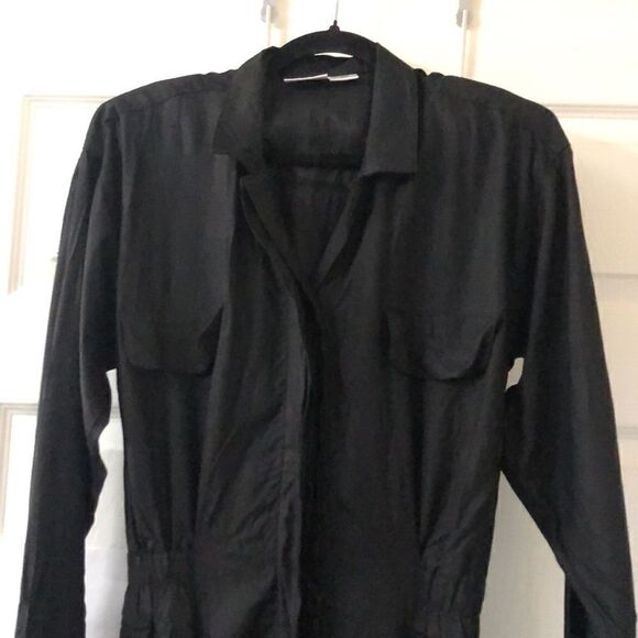 Vintage Avon Fashion jumpsuit long sleeve elastic waist and pockets size 7/8 - Picture 3 of 11